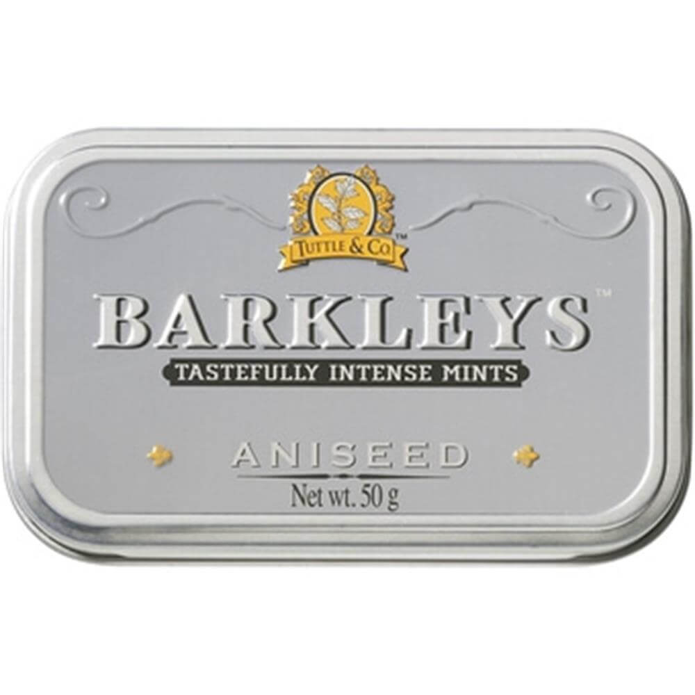 Barkley's Classic Aniseed Mints in Luxury Tin 50g